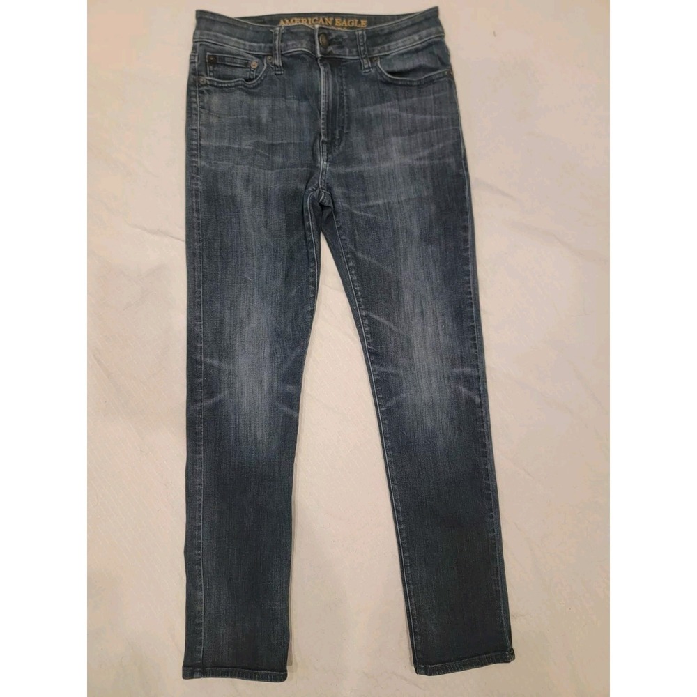 American Eagle Men's 30x31 (tag 30x32) Extreme Flex jeans:‎ Slim fit, Dark wash